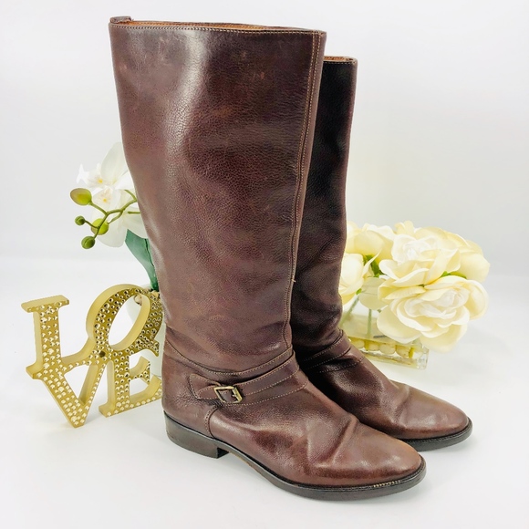 J. Crew Leather Rider Boots - Picture 2 of 7